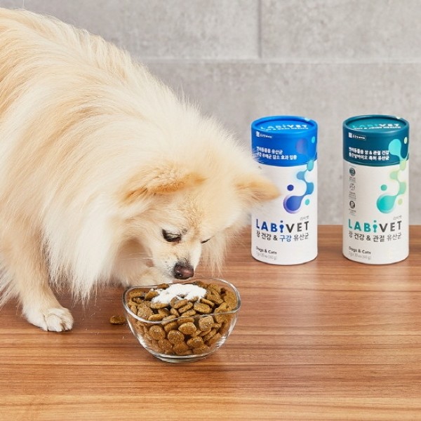 페오펫몰,라비벳 강아지 고양이 장 건강&관절 유산균 60g(2gx30포) [최저가]