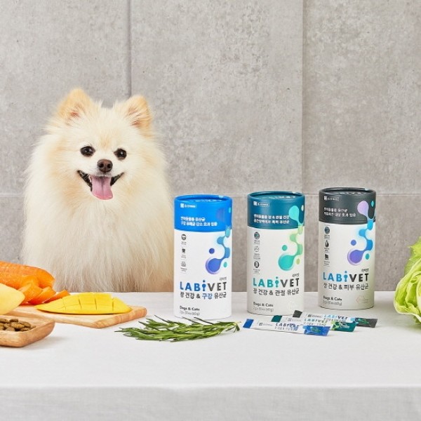 페오펫몰,라비벳 강아지 고양이 장 건강&피부 유산균 60g(2gx30포) [최저가]