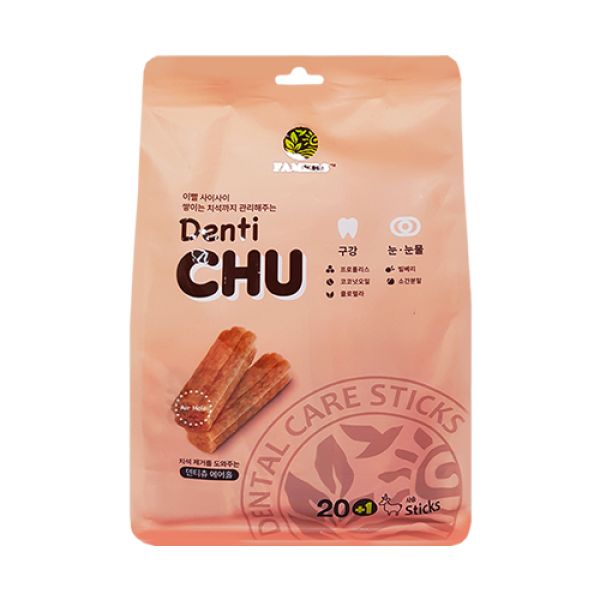 페오펫몰,파머스 치석관리 껌 덴티츄 양, 사슴, 캥거루 21p 3종 [최저가]