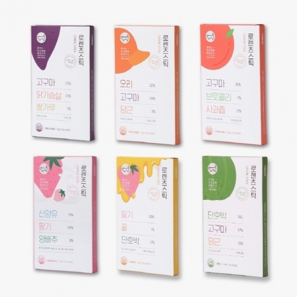 페오펫몰,[로렌츠] 강아지 고양이 스틱간식 고구마사과 120g [최저가]