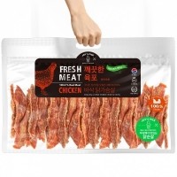 [오래오래프로젝트] 깨끗한 육포 바삭 닭가슴살 벌크형 (390g) [최저가]