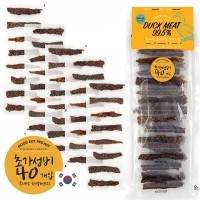 [오래오래프로젝트] 초대용량 줄줄이스틱 오리 (40스틱/200g) [최저가]