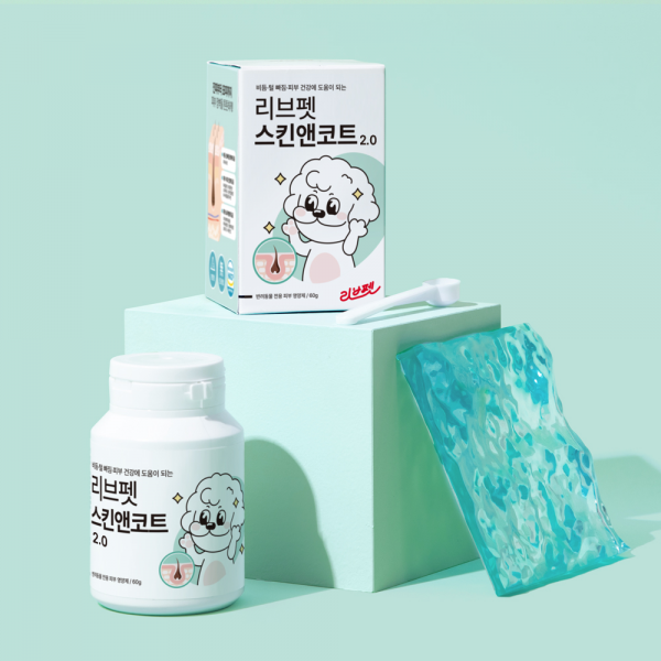 페오펫몰,[리브펫] 스킨앤코트 2.0 피부영양제 통 60g [최저가]