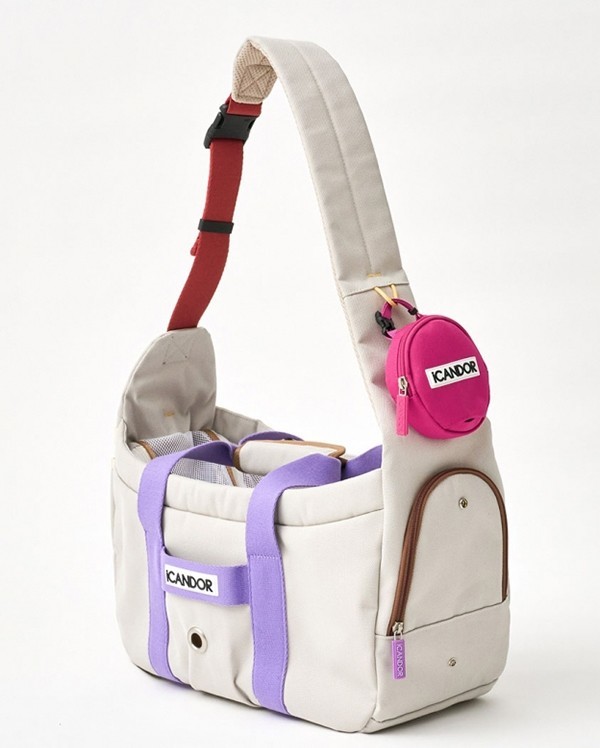 페오펫몰,[아이캔더] 피카부백_플럼그레이