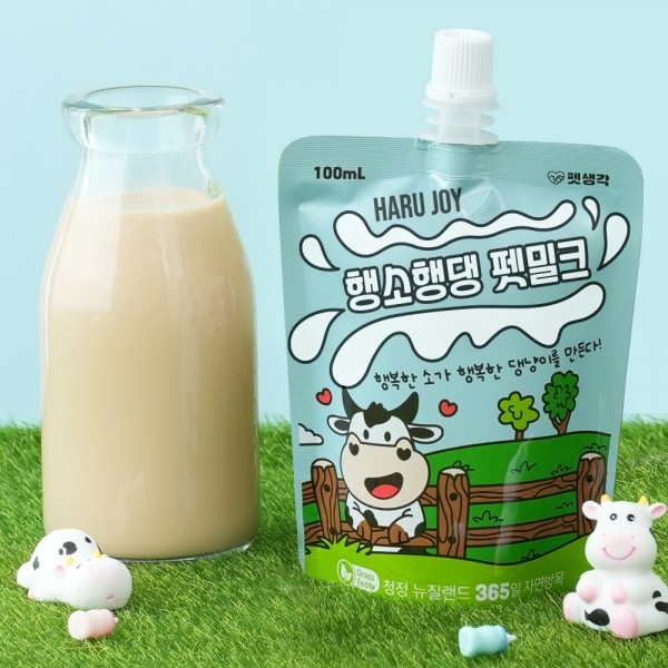 [펫생각] 행소행댕 프리미엄 멸균 펫밀크 100ml 10개 [최저가]