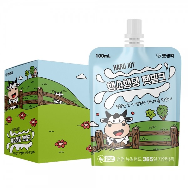 페오펫몰,[펫생각] 행소행댕 프리미엄 멸균 펫밀크 100ml 10개 [최저가]