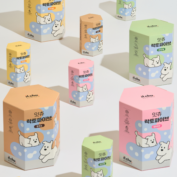 페오펫몰,[핏펫] 잇츄 락토파이브 유산균 덴탈껌 4종 (관절/눈/피부/슬림)