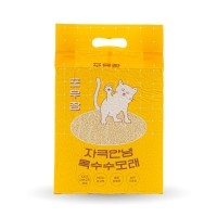 [핏펫] 포우장 자극안녕 고양이 옥수수모래 7L