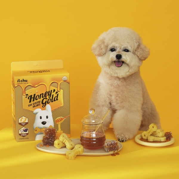 [꽃길특가][핏펫]잇츄 강아지 대용량 덴탈껌 허니골드 S 34개입 340g