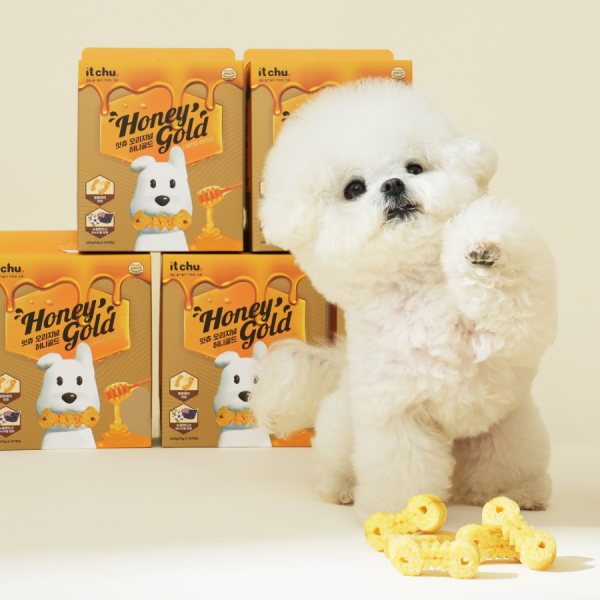 페오펫몰,[꽃길특가][핏펫]잇츄 강아지 대용량 덴탈껌 허니골드 S 34개입 340g