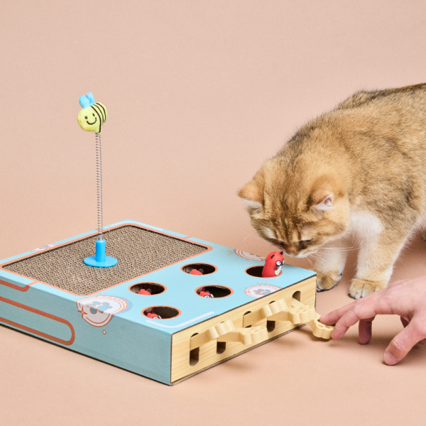 페오펫몰,[댕린이특가] 고양이장남감 고양이사냥놀이 두더지잡기 행동유발 놀이감