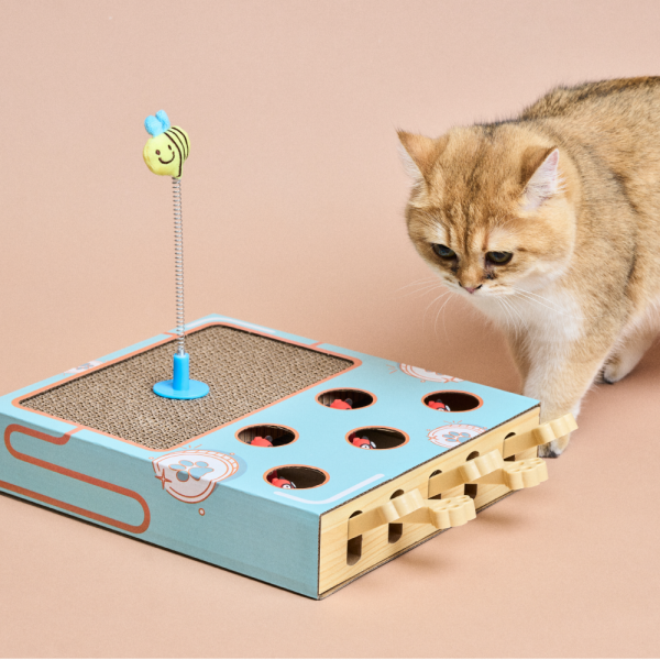 페오펫몰,[댕린이특가] 고양이장남감 고양이사냥놀이 두더지잡기 행동유발 놀이감