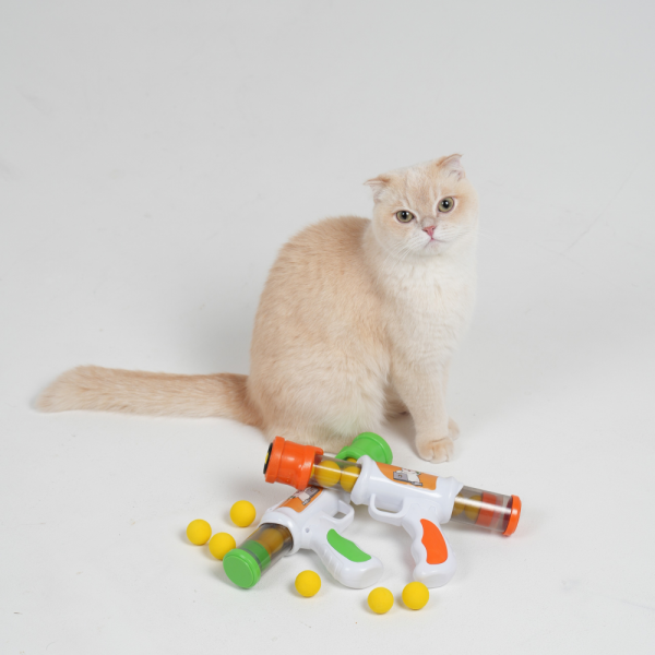 페오펫몰,[여름맞이특가] 고양이장난감총 아기 새끼 혼자 분리불안 토이볼