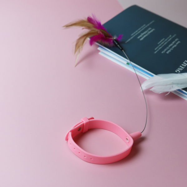 페오펫몰,[여름맞이특가] 고양이목걸이장난감 혼자 좋아하는 움직이는