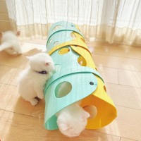 [댕린이특가] 고양이터널숨숨집 강아지 하우스 펠트 원형