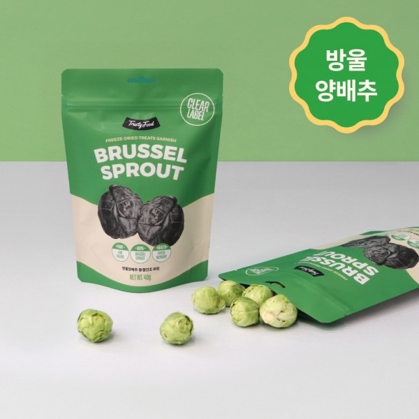 페오펫몰,트러스티푸드 가니쉬 동결건조 방울양배추 40g [최저가]