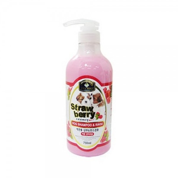 [뉴벨버드] 샴푸750ml 스트로베리(어린개/샴푸&린스)