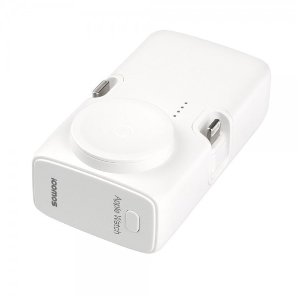 페오펫몰,아이코모스 PBDA01 애플 워치 도킹형 고속 충전 보조 배터리 5000mAh