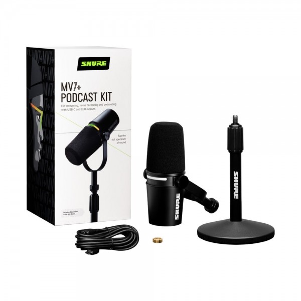 [반려인혜택] 슈어 MV7+ Podcast Kit 유선 마이크