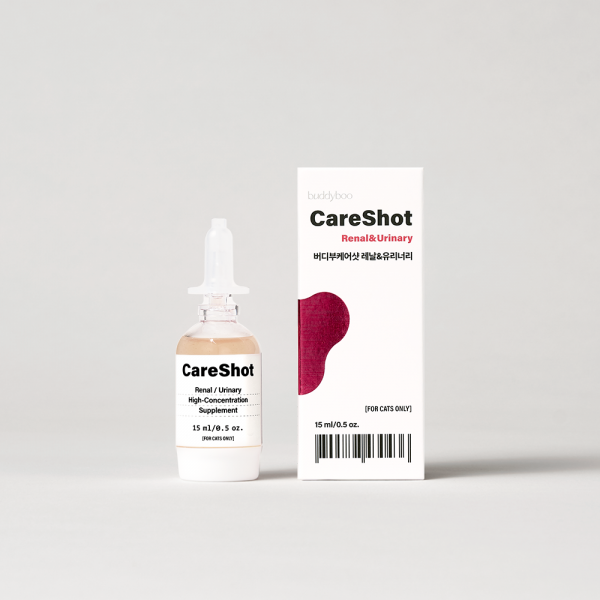 페오펫몰,[버디부] 케어샷 레날+유리너리 영양제 15ml