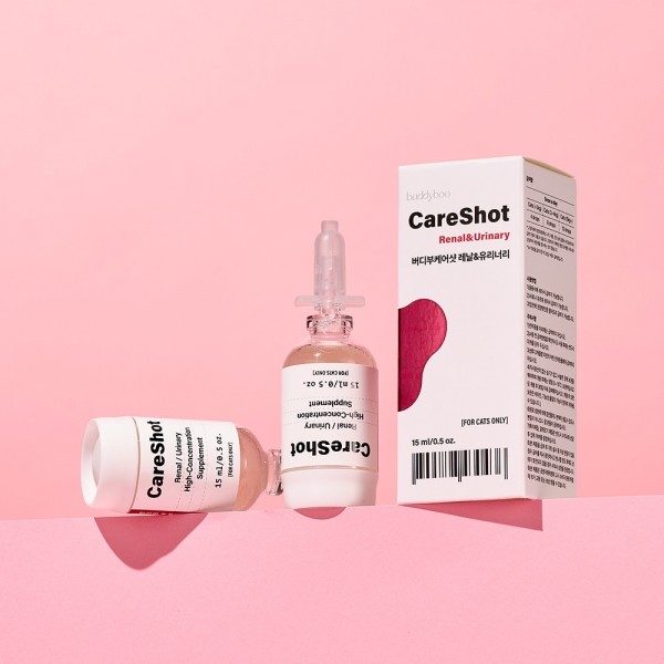 페오펫몰,[버디부] 케어샷 레날+유리너리 영양제 15ml