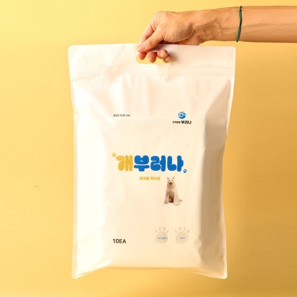 페오펫몰,[여름맞이특가]휴대용 펫타월 개부러나 10매입