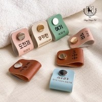 딩동펫 반려동물 외출용 강아지 인식표 에스코어드림 사각 고리형