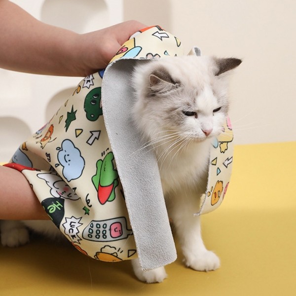 페오펫몰,딩동펫 고양이 할큄방지 자가접착 그루밍 랩 담요