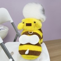 딩동펫 반려동물 꿀벌 후리스 후드티